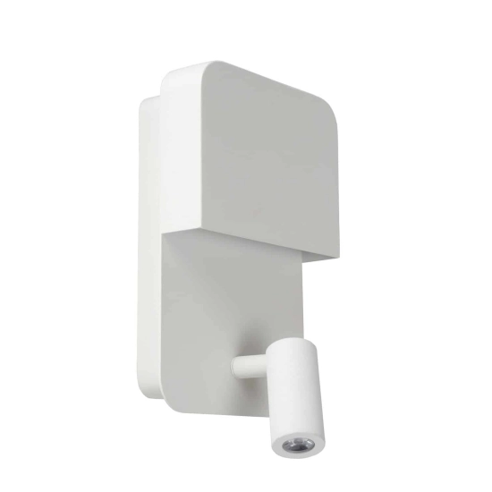 Kinkiet BOXER LED 3000K With USB charging point biały 79200/08/31 Lucide - zdjęcie dodatkowe 1